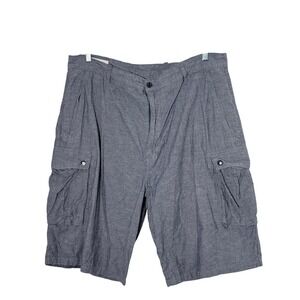 Levis Gray Cargo Shorts Mens 38 Y2K Utility Gorpcore‎ Streetwear Casual Rugged